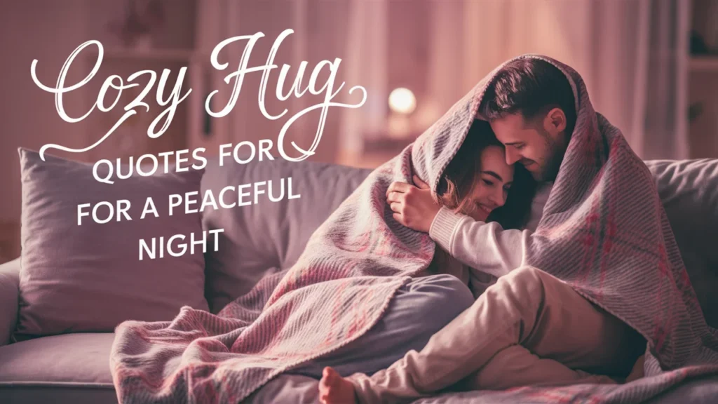 Cozy Hug Quotes for a Peaceful Night