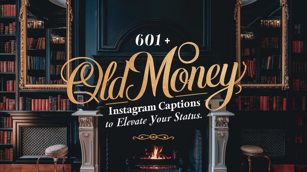 Old Money Instagram Captions to Elevate Your Status