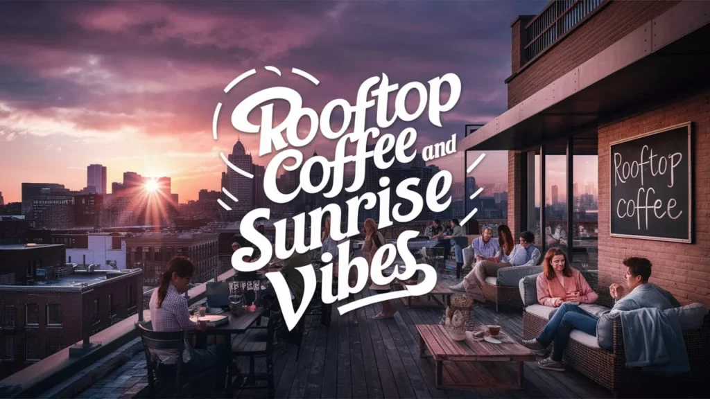 Rooftop Coffee and Sunrise Vibes