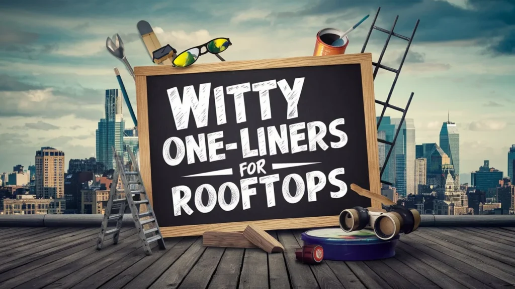 Witty One-Liners for Rooftops