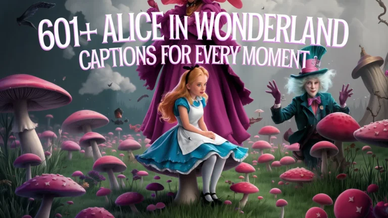 Alice in Wonderland Captions for Every Moment