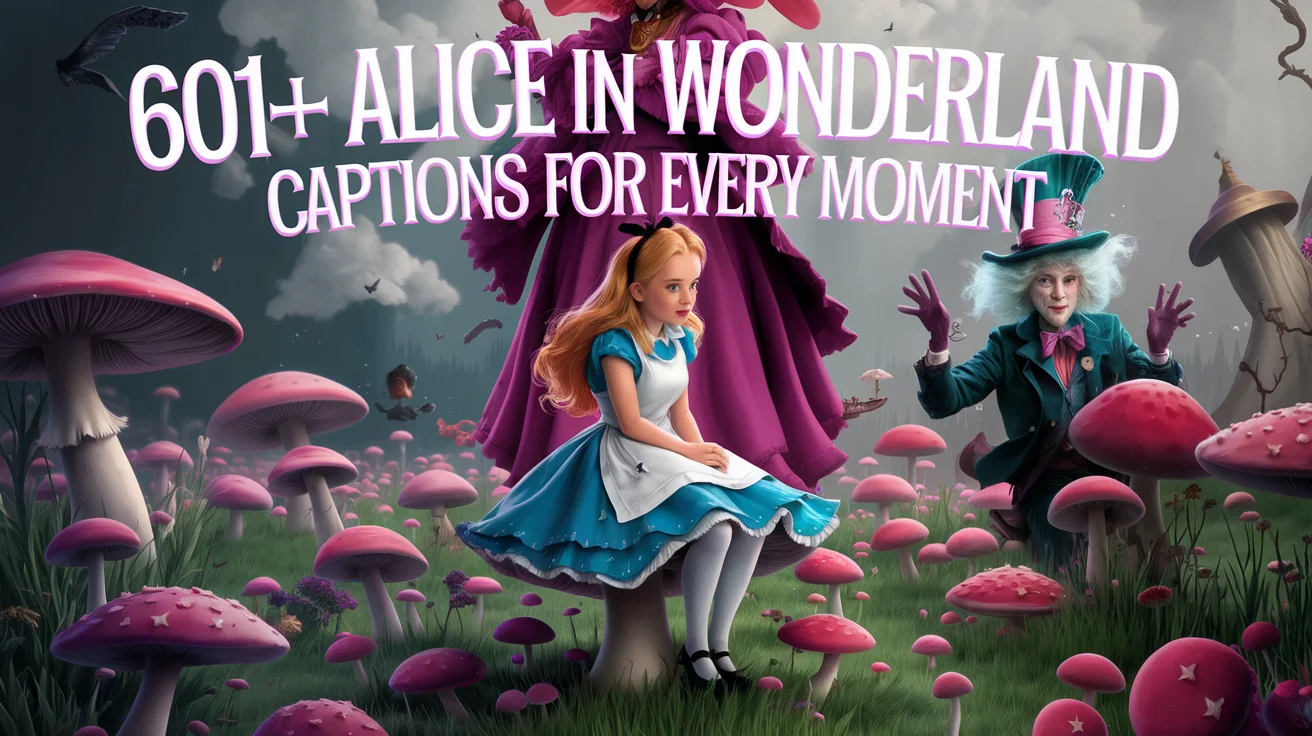 Alice in Wonderland Captions for Every Moment