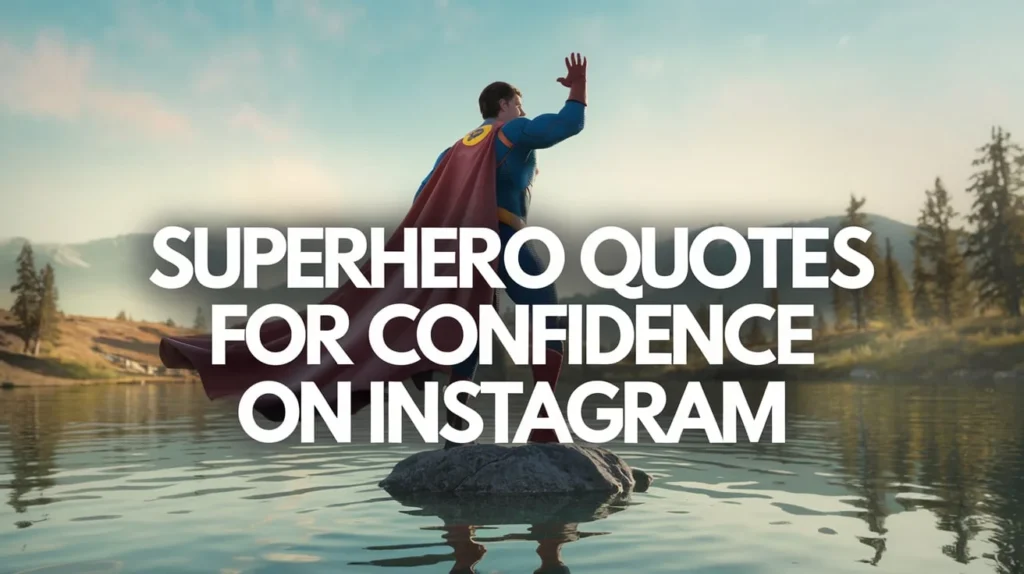 Superhero Quotes for Confidence on Instagram