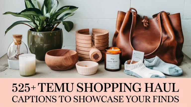 Temu Shopping Haul Captions to Showcase Your Finds