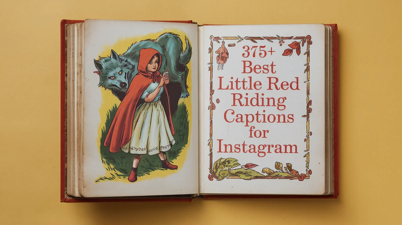 Best Little Red Riding Hood Captions for Instagram
