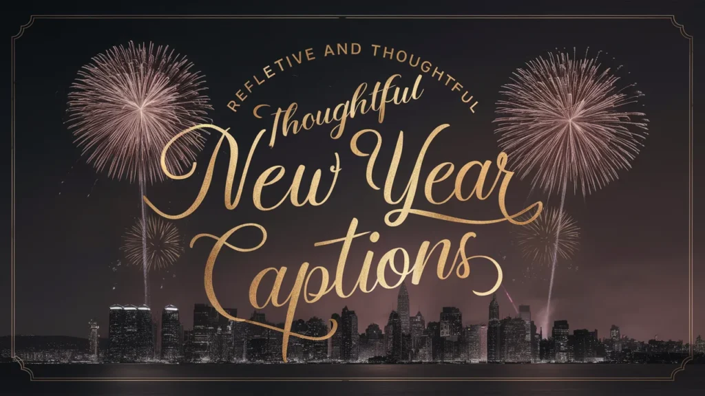 Reflective and Thoughtful New Year Captions
