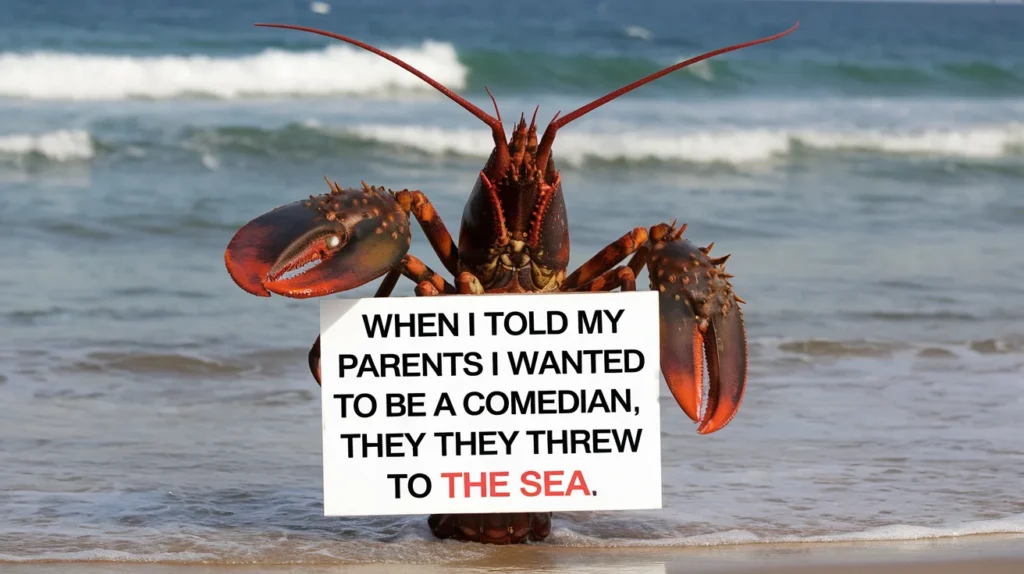 Funny Lobster Puns & Jokes Captions