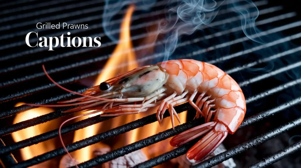 Grilled Prawns Captions