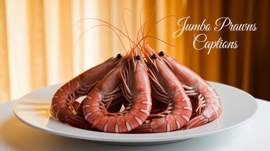 Jumbo Prawns Captions