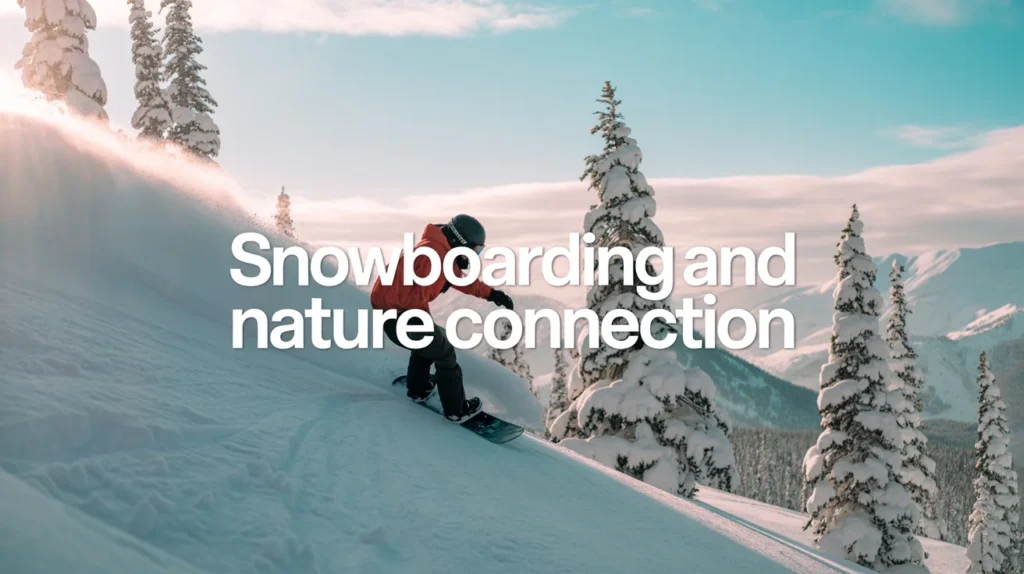 Snowboarding and Nature Connection