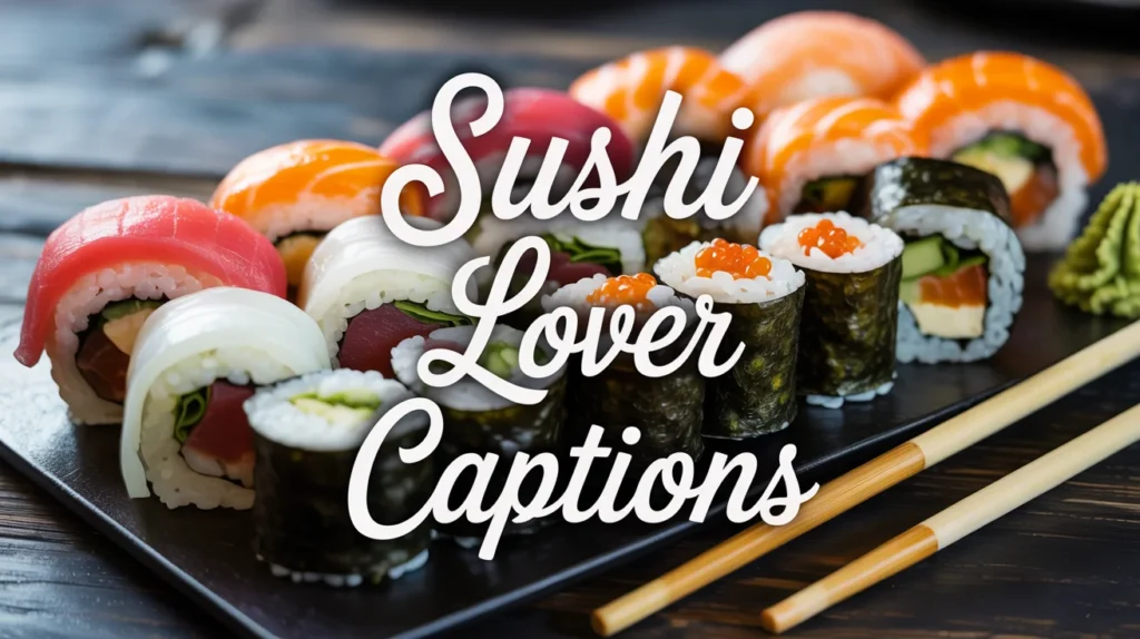 Sushi Lover Captions