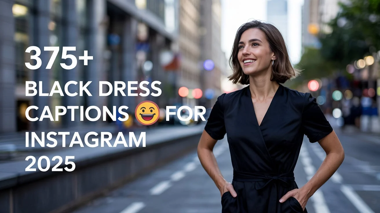 Black Dress Captions and Quotes for Instagram