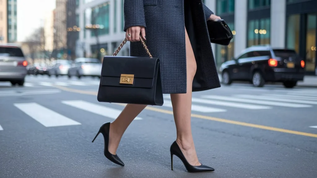 Bold and Edgy High-Heel Captions