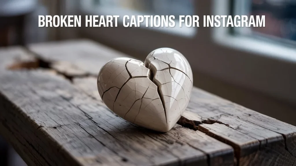 Broken Heart Captions for Instagram