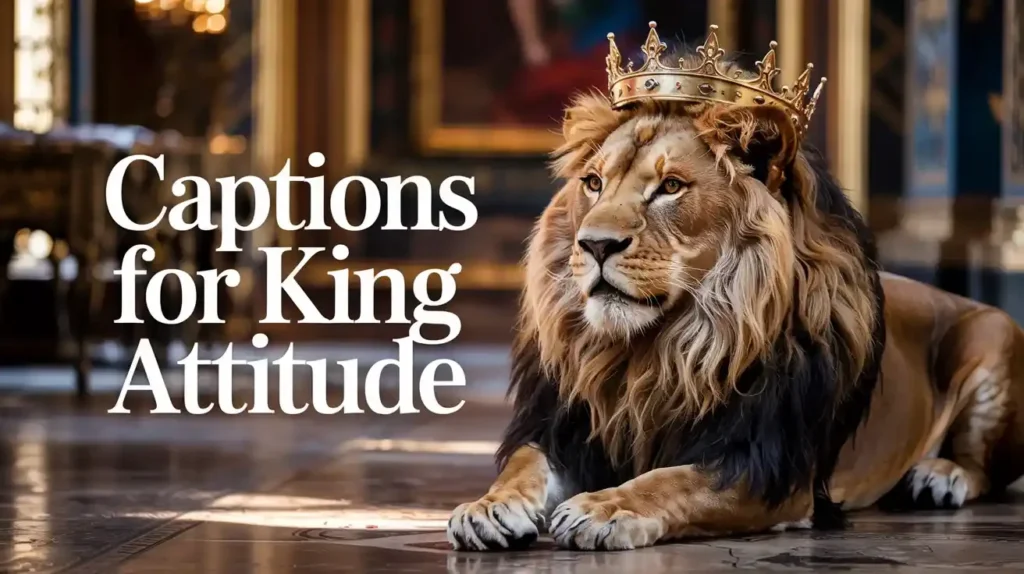 Captions for King Attitude