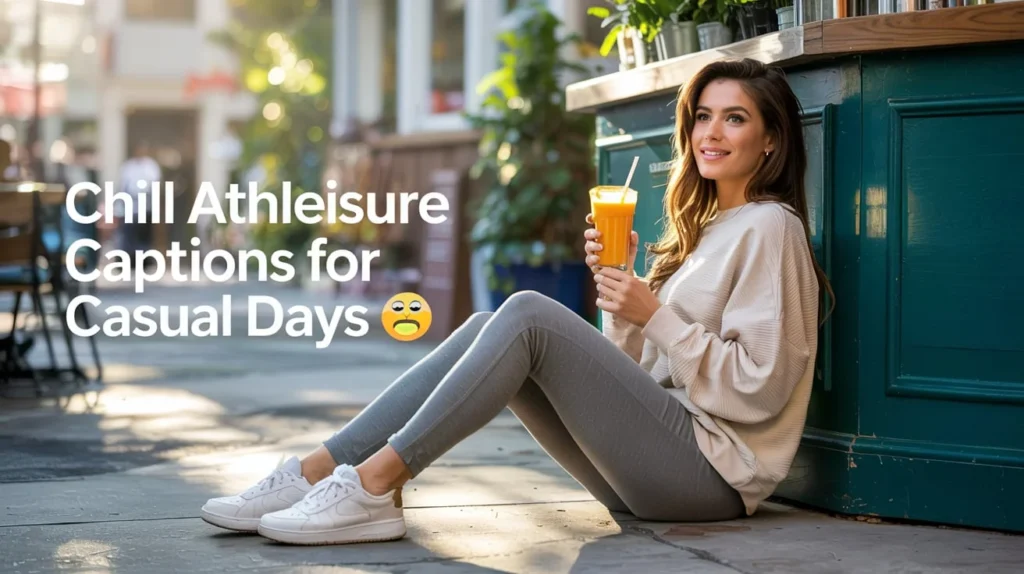Chill Athleisure Captions For Casual Days