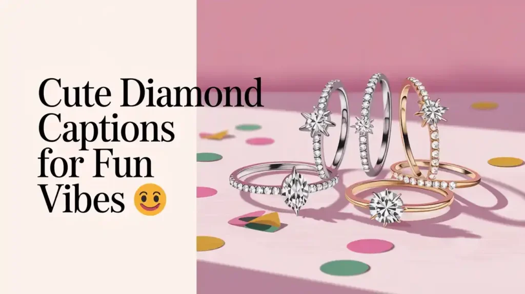 Cute Diamond Captions for Fun Vibes