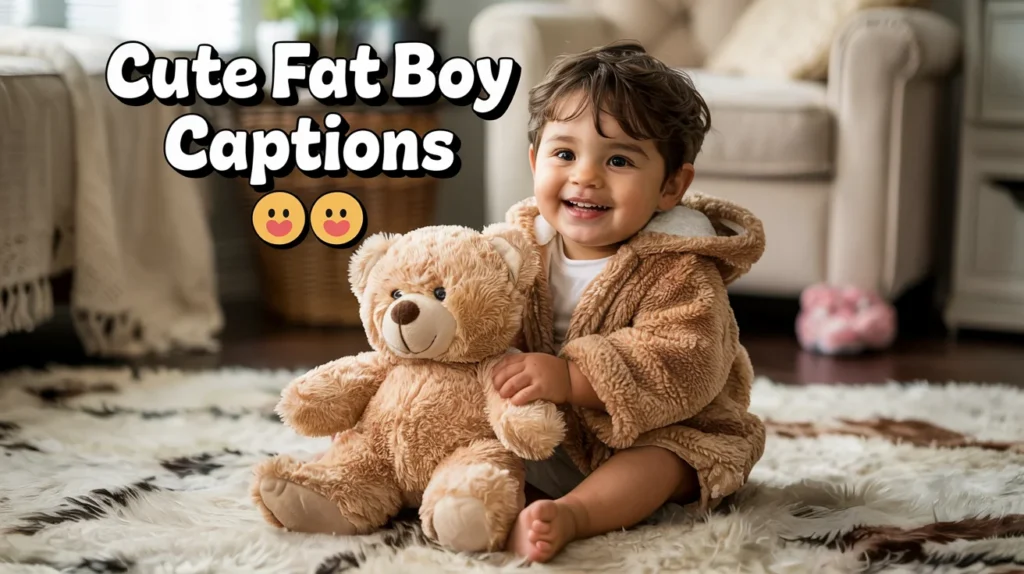 Cute Fat Boy Captions