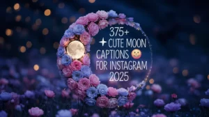 Cute Moon Captions for Instagram
