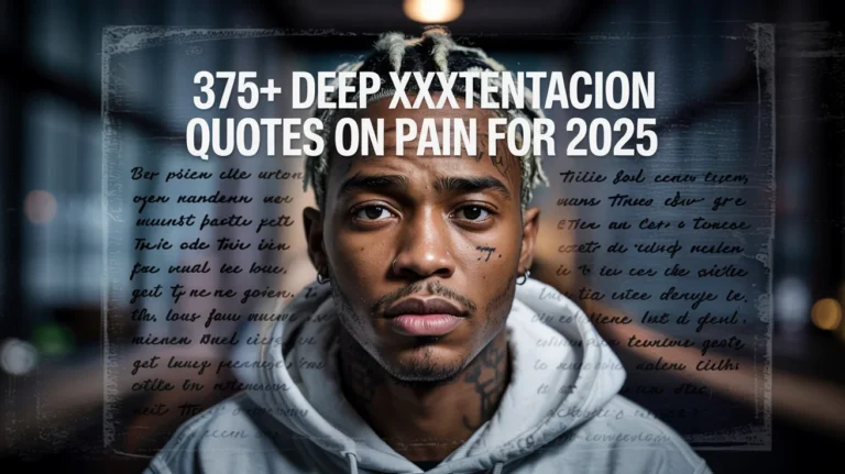Deep XXXTENTACION Quotes on Pain
