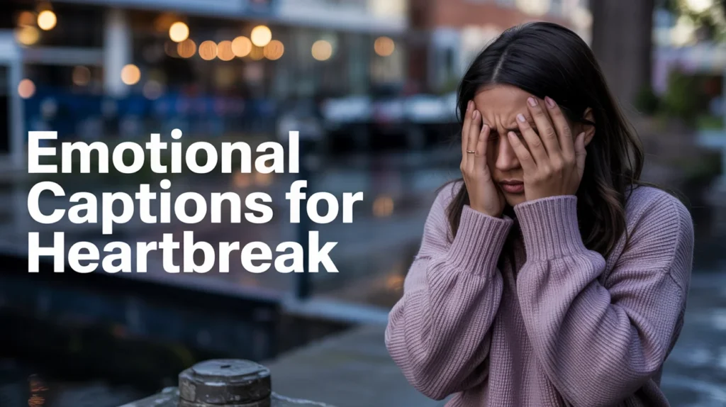 Emotional Captions for Heartbreak