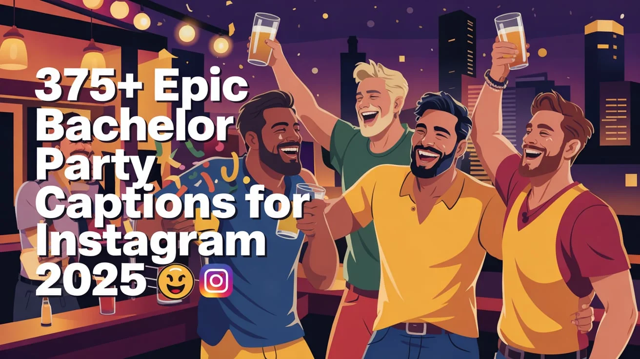 Epic Bachelor Party Captions For Instagram