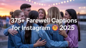 Farewell Captions for Instagram
