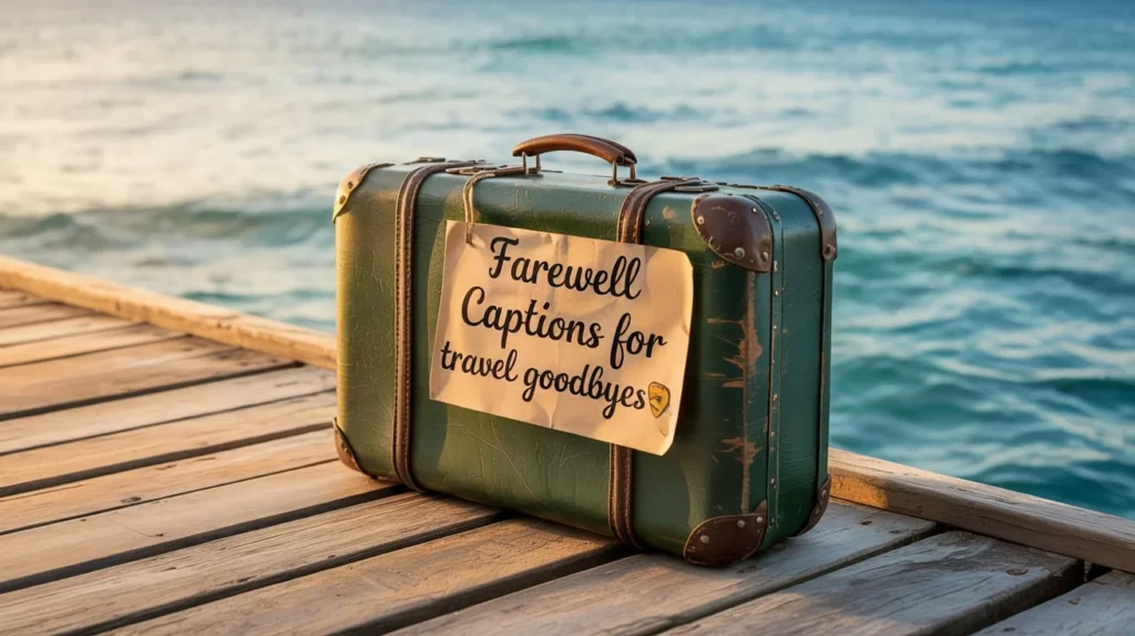 Farewell Captions for Travel Goodbyes