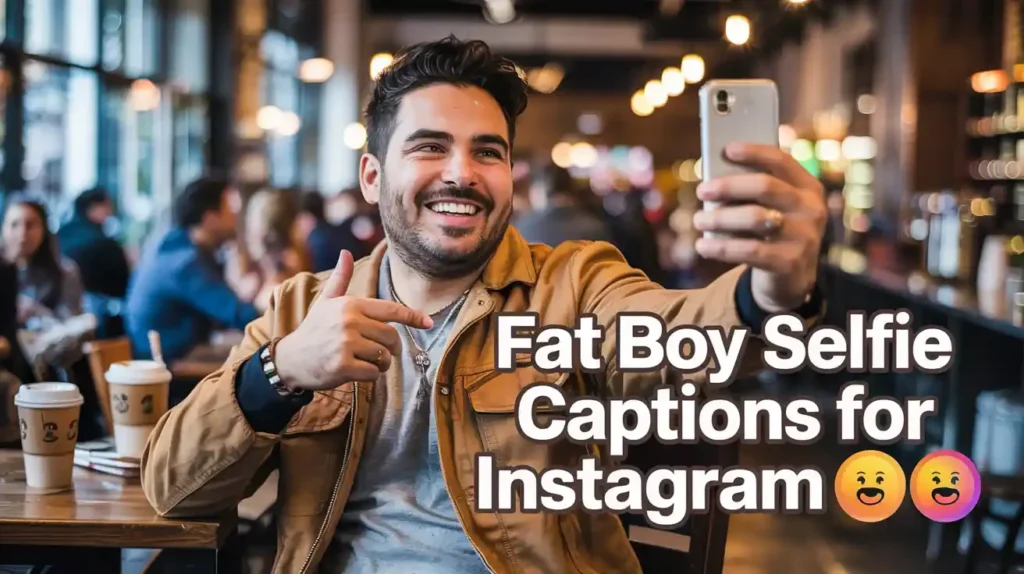Fat Boy Selfie Captions for Instagram