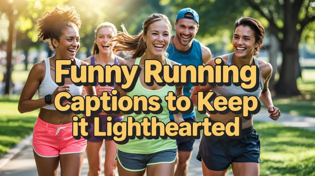 Funny Running Captions to Keep It Lighthearted