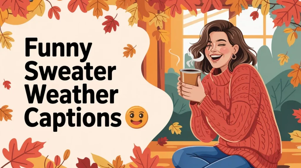 Funny Sweater Weather Captions
