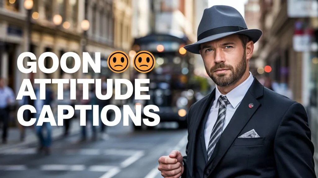 Goon Attitude Captions