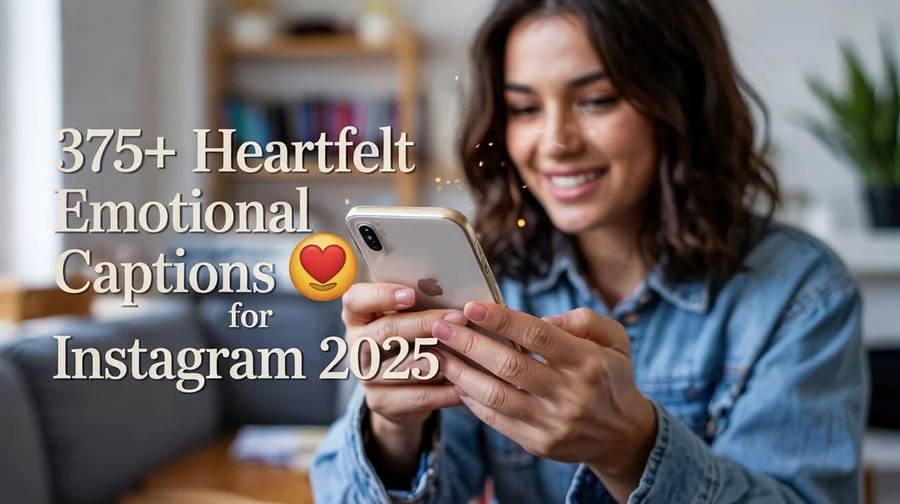 Heartfelt Emotional Captions for Instagram