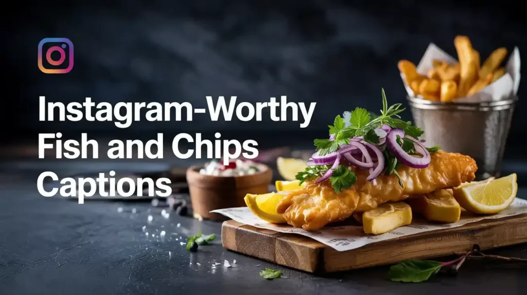 Instagram-Worthy Fish and Chips Captions