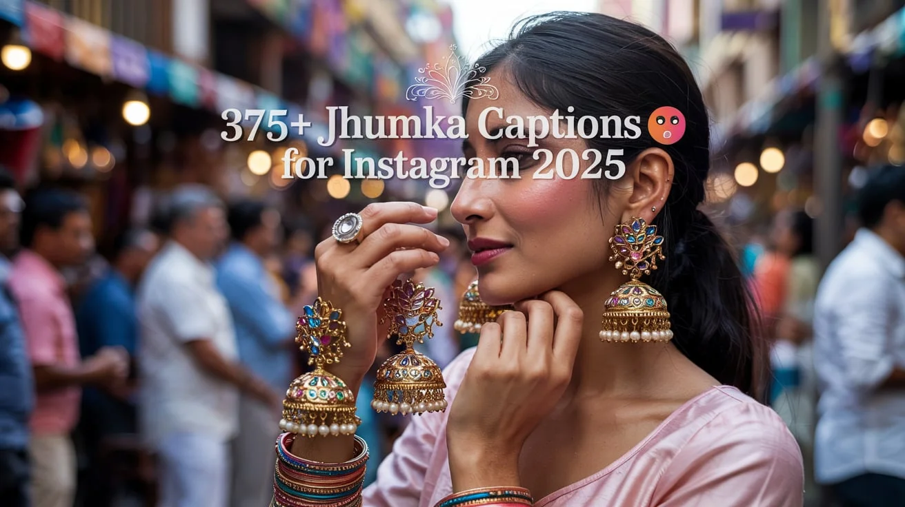 Jhumka Captions for Instagram