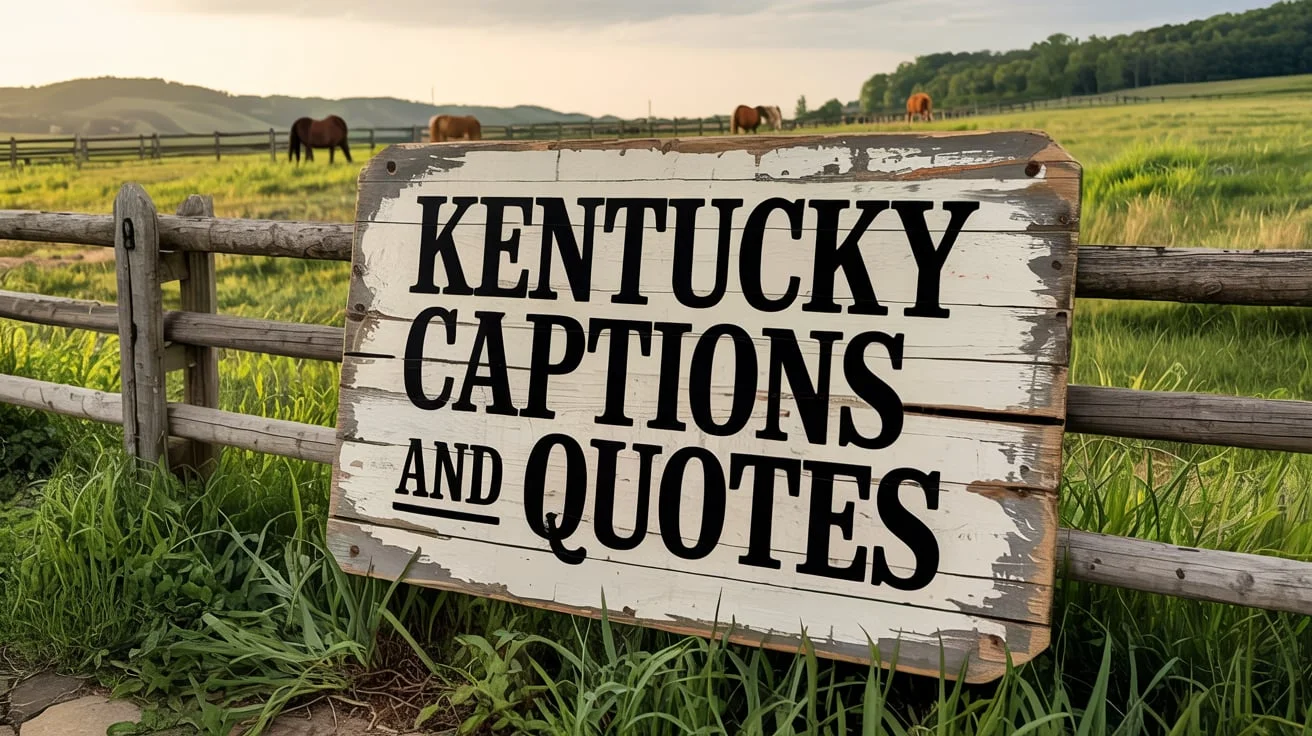Kentucky Captions and Quotes