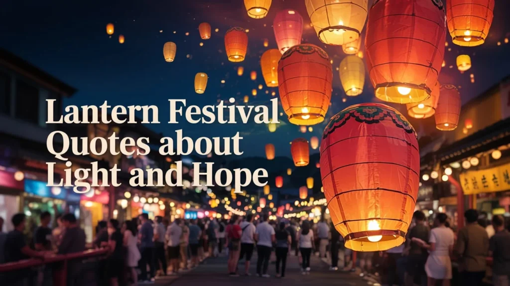Lantern Festival Quotes About Light And Hope