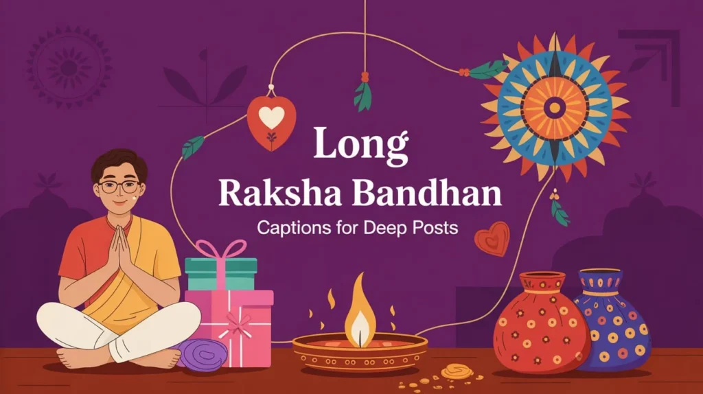 Long Raksha Bandhan Captions for Deep Posts