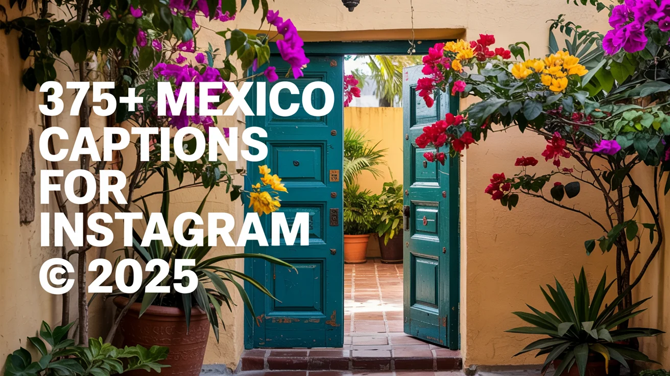 Mexico Captions for Instagram