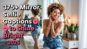 Mirror Selfie Captions To Shine Bright