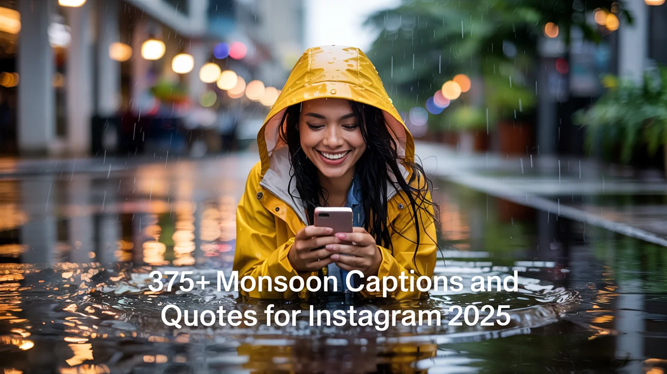 Monsoon Captions and Quotes for Instagram