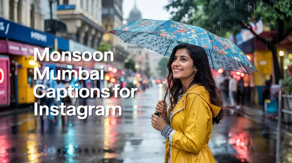Monsoon Mumbai Captions for Instagram