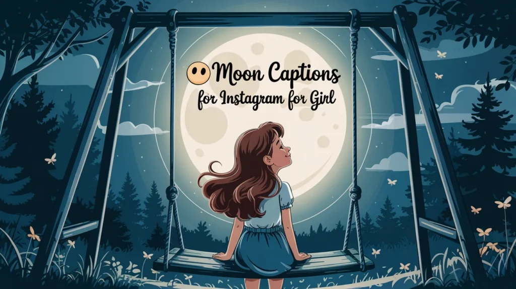 Moon Captions for Instagram for Girl