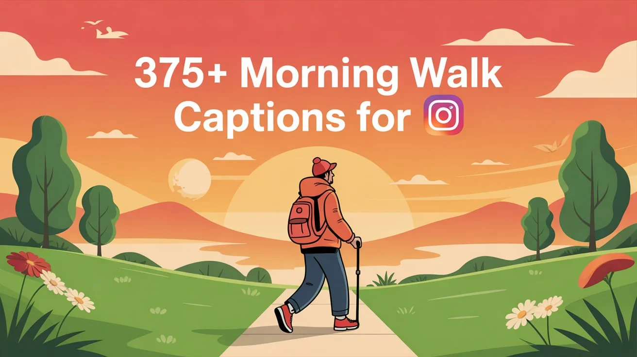 Morning Walk Captions For Instagram