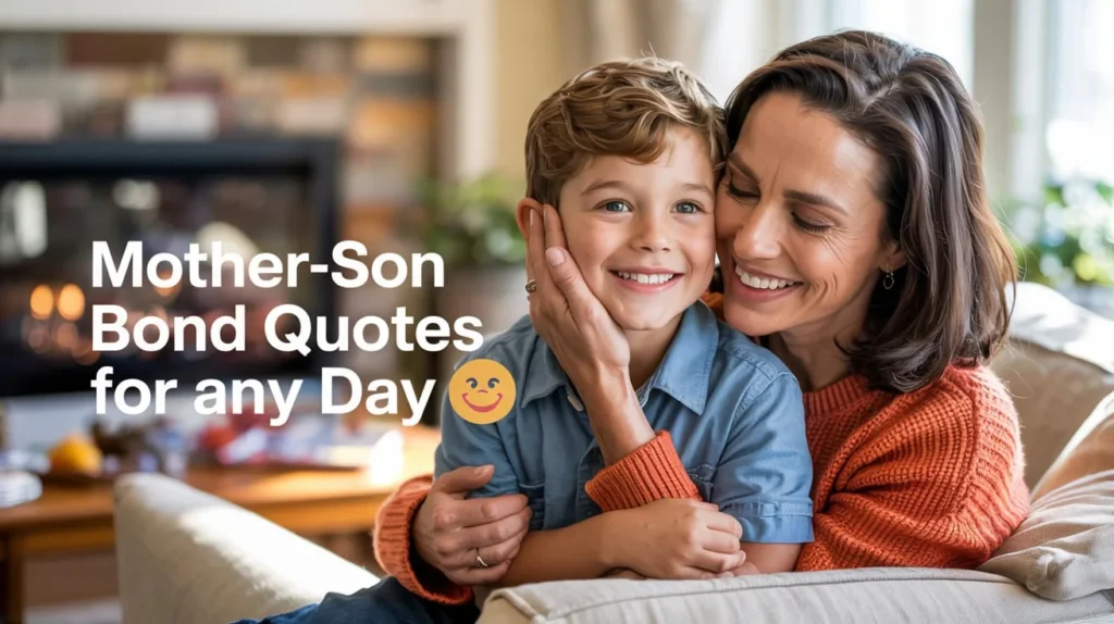 Mother-Son Bond Quotes for Any Day