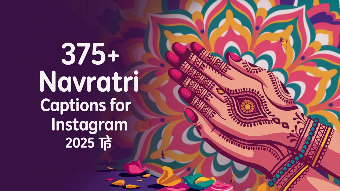 Navratri Captions for Instagram