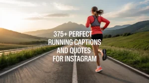 Running Captions and Quotes for Instagram