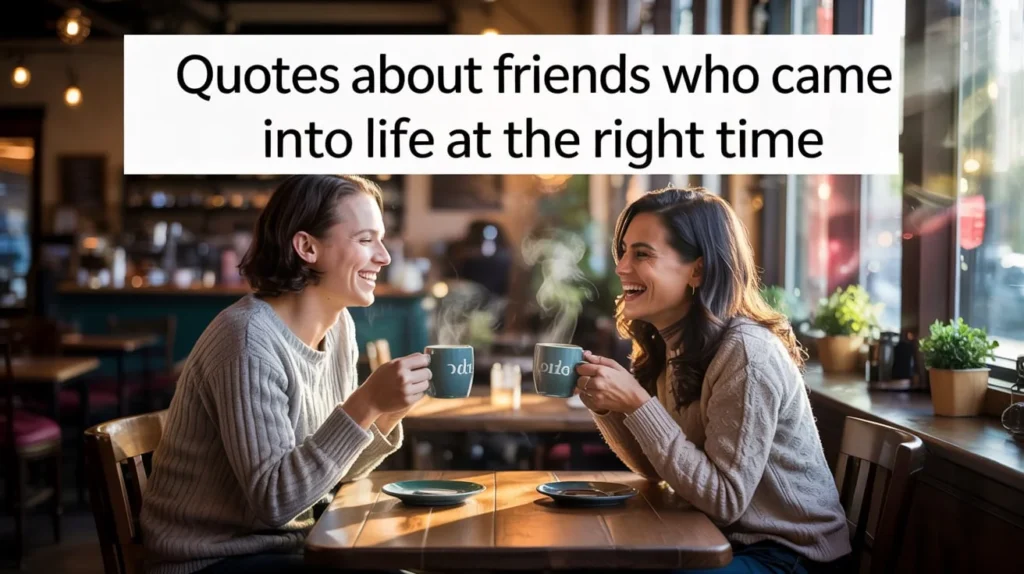Quotes About Friends Who Came Into Life At The Right Time