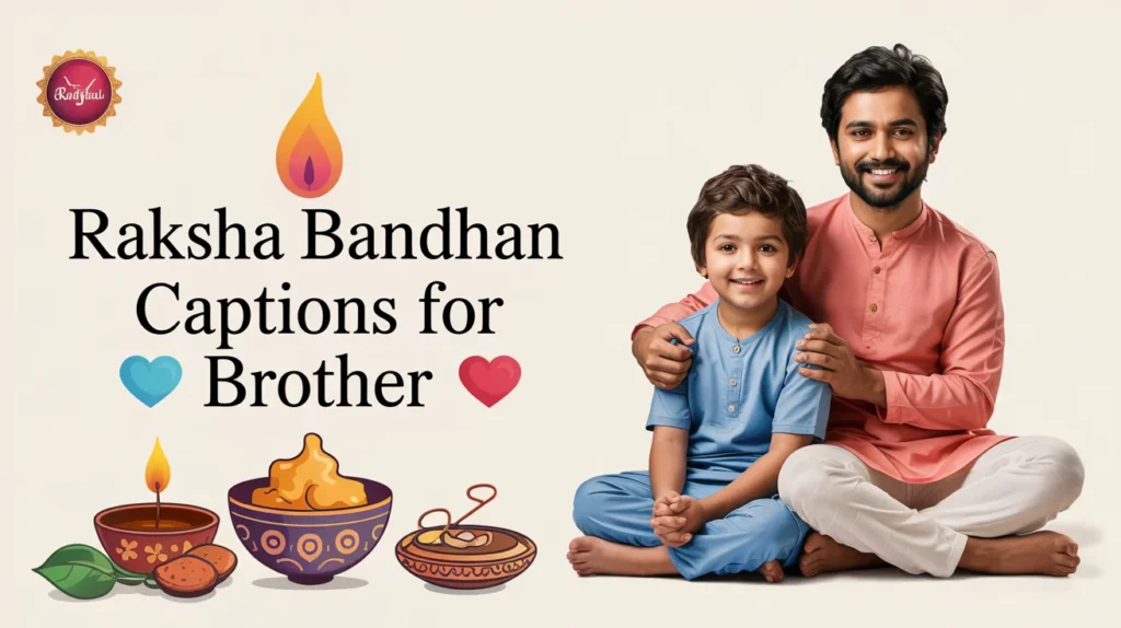 Raksha Bandhan Captions for Brother