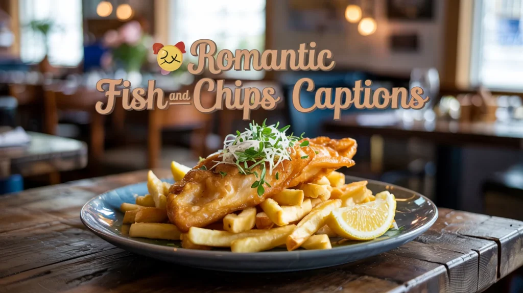 Romantic Fish and Chips Captions